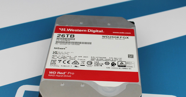 Western Digital WD Red Pro 26 TB im Test