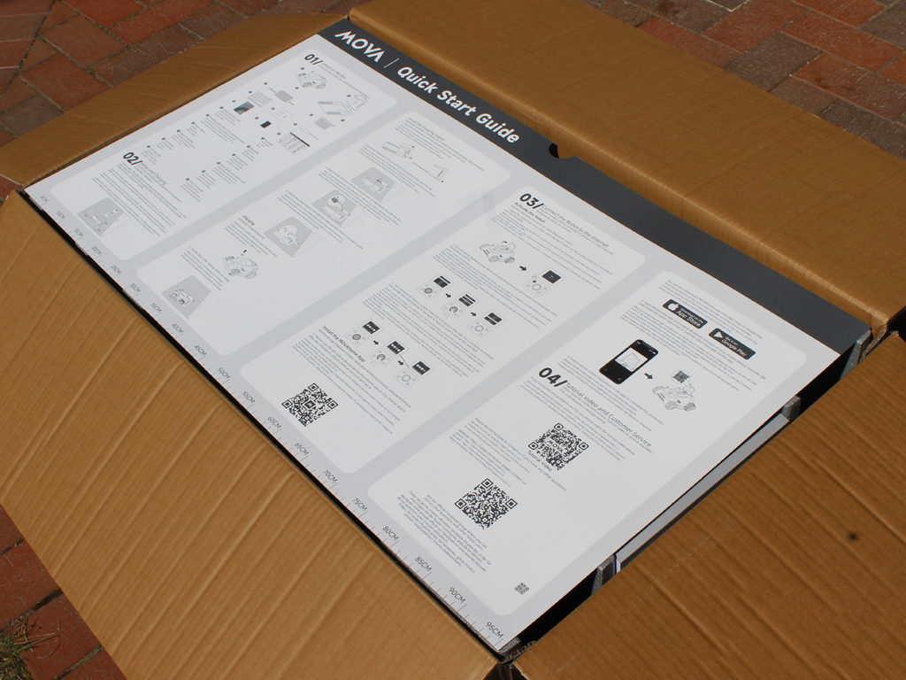 Alles ist sicher und sauber verpackt.