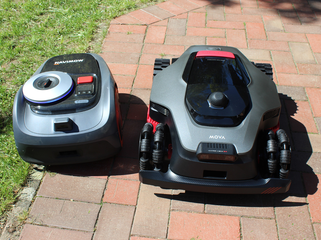 Der MOVA LiDAX Ultra 1000 AWD im Vergleich mit unserem Navimow i108.