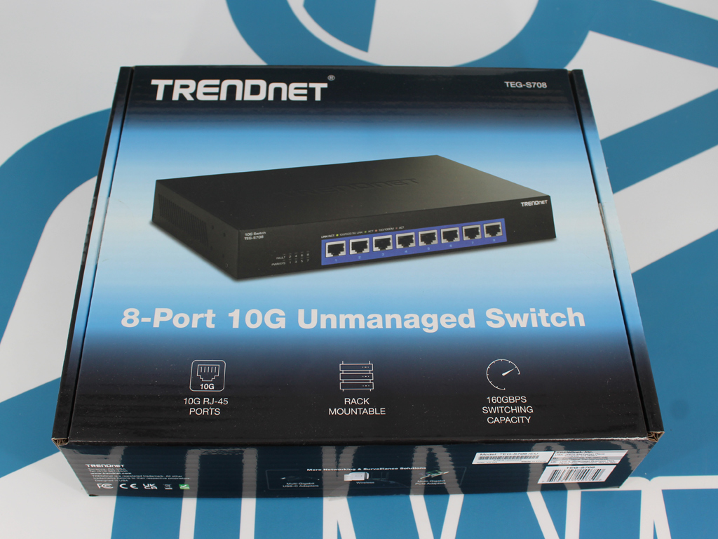 TRENDnet TEG-S Desktop 10G Switch Test