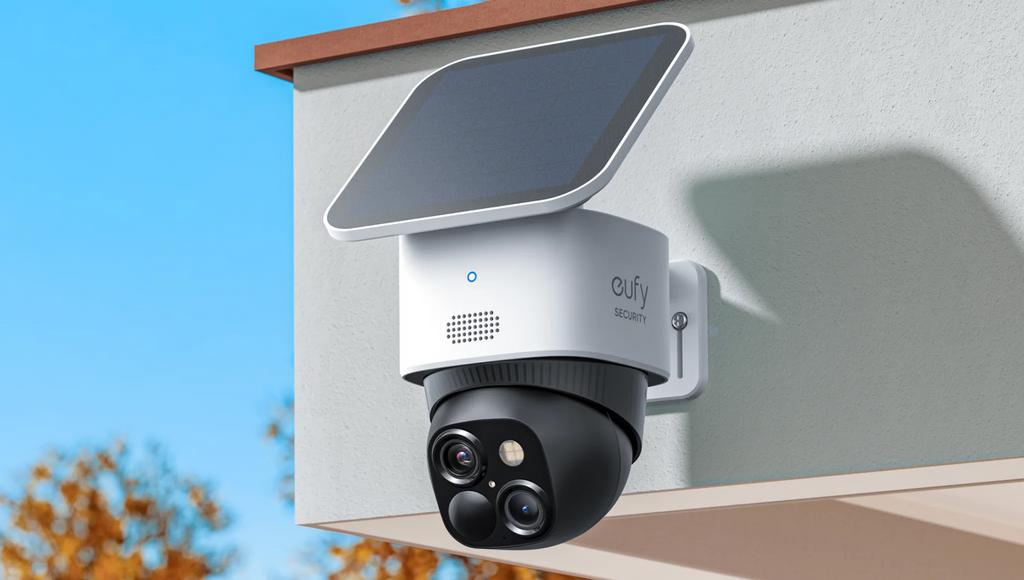 Kameras können auch über kleine Solarpanele mit Energie versorgt werden.