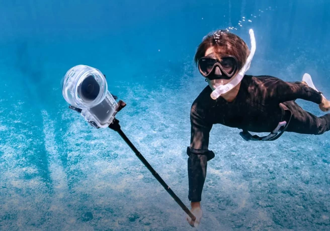 Unter Wasser ist kurze Distanz wichtiger als Zoom.
